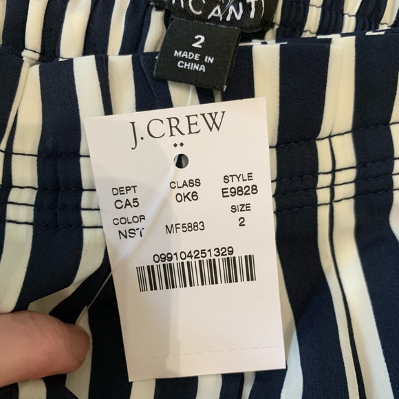 J Crew • Navy & White Skirt - Picture 5 of 9